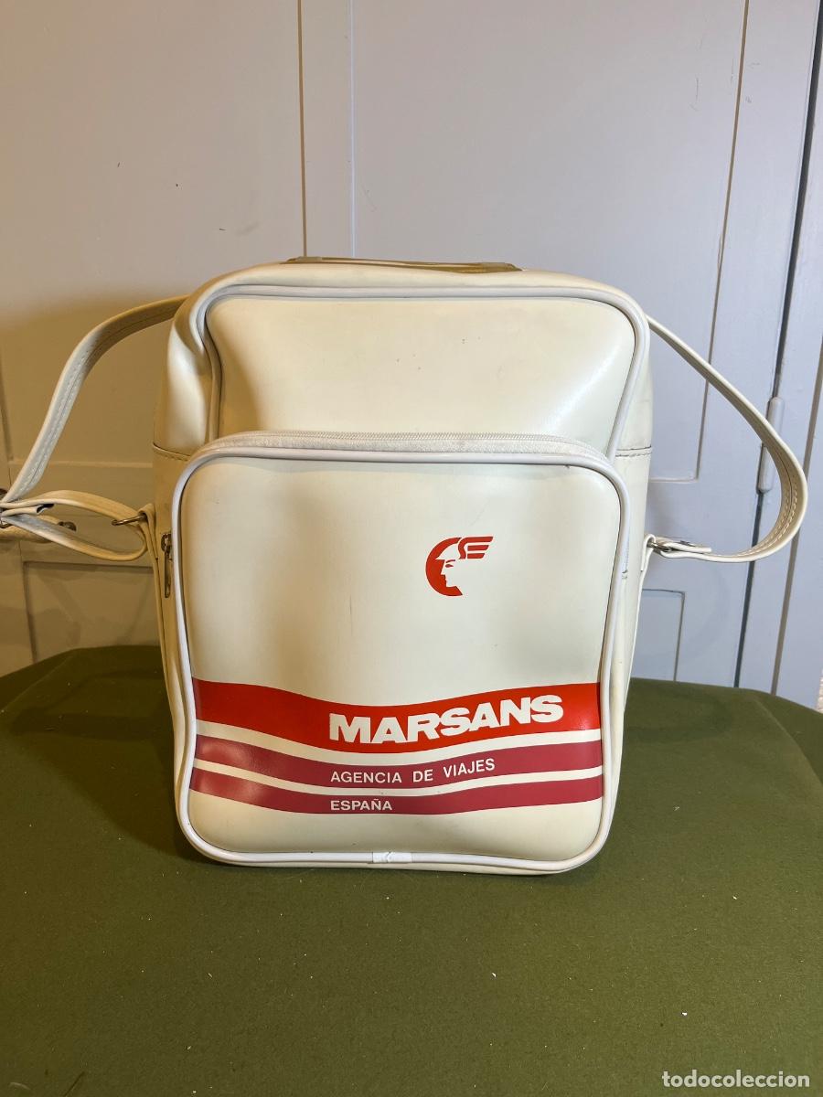 Vintage: Bolso Bandolera Marsans Agencia de Viajes Vintage Publicidad Original A&ntilde;os 80 Retro Cremallera Rel&aacute;m