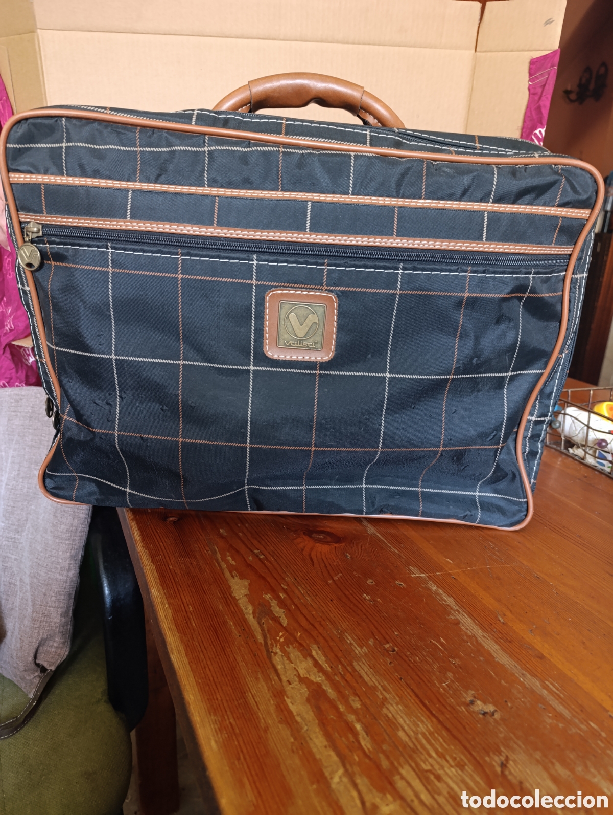 Vintage: MALETA-BOLSO DE VIAJES,MARCA &rdquo;VALISA&rdquo;