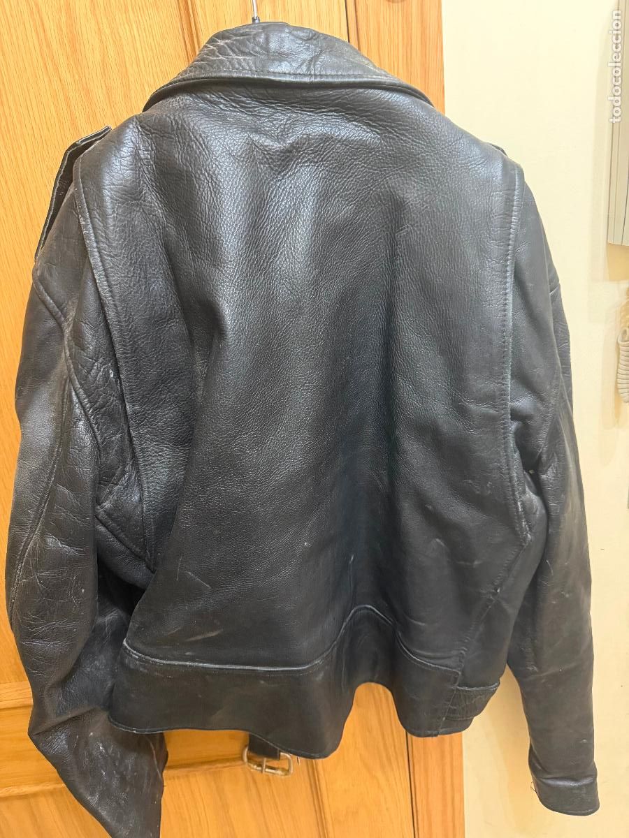 Vintage: Chaqueta chupa de cuero Leather collection - Foto 2