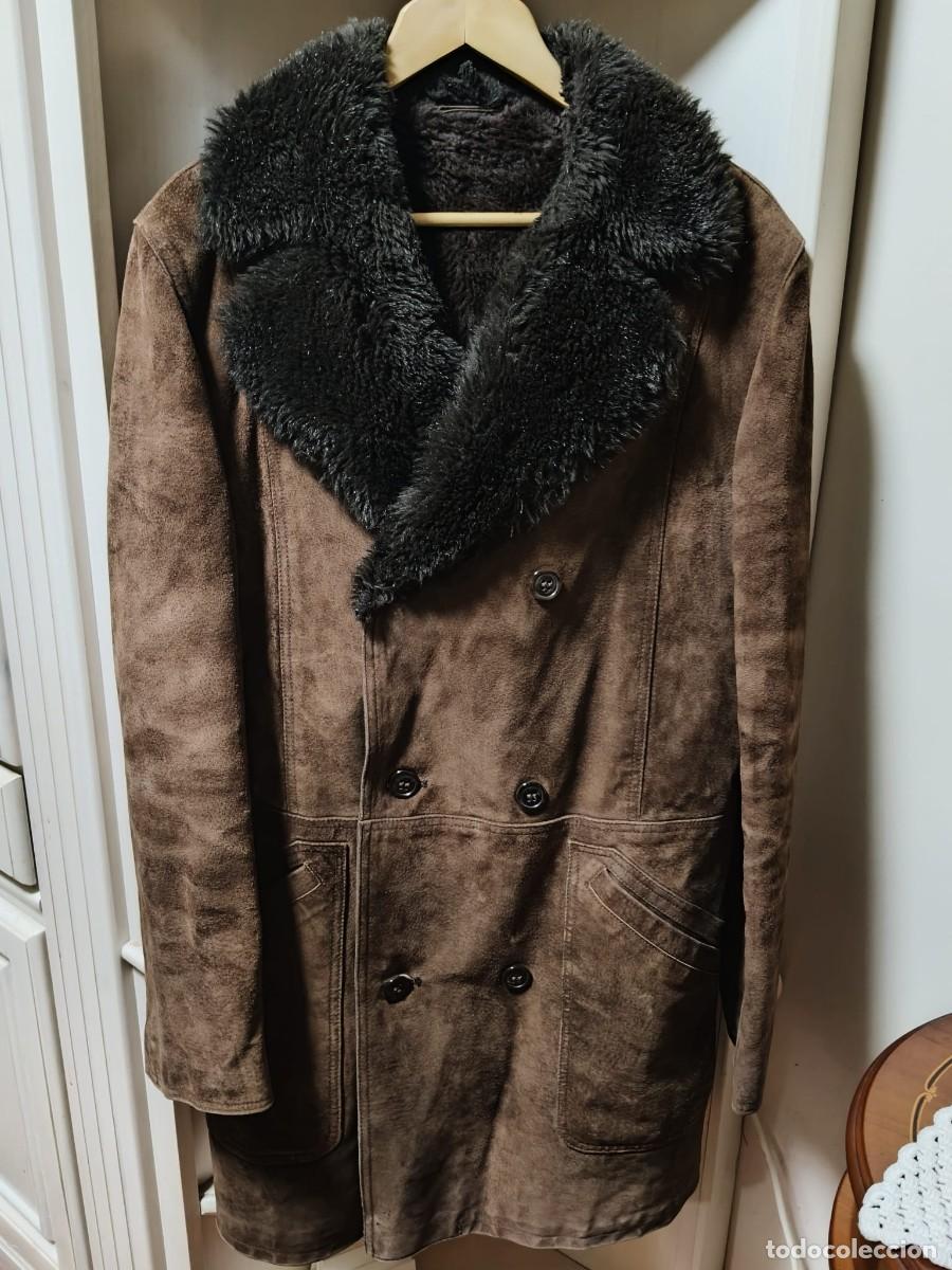 Vintage: Abrigo de piel tres cuartos. A&ntilde;os 70. Bien conservado. Talla L