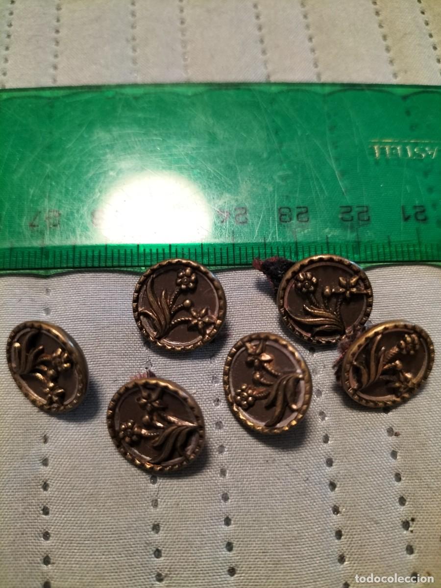 Vintage: Lote de 6 botones vintage