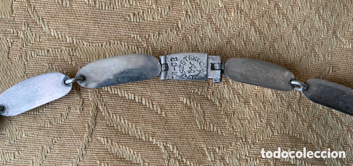 Vintage: COLLAR PLATA DE LEY CONTRASTADA Y TURQUESAS - Foto 10