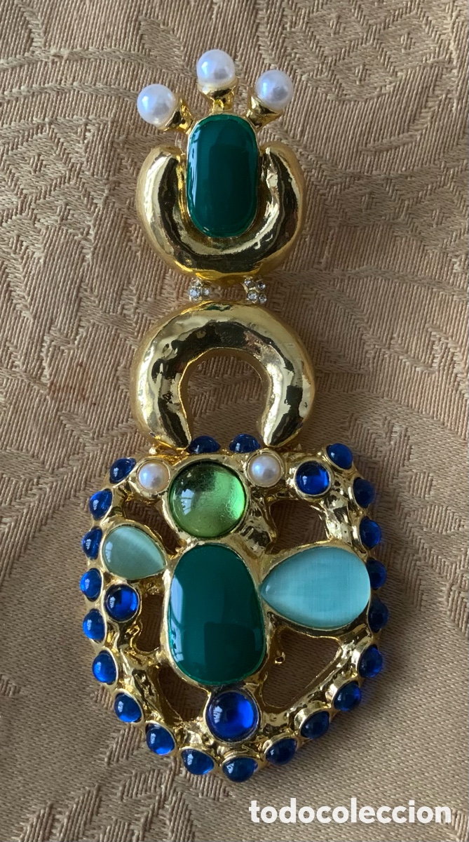 Vintage: PENDIENTES XL 9,5 CM LARGO - Foto 2