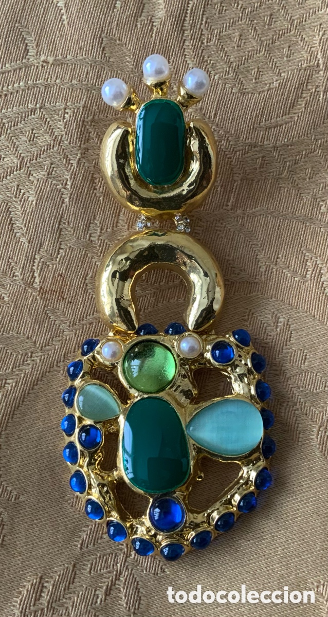 Vintage: PENDIENTES XL 9,5 CM LARGO - Foto 4