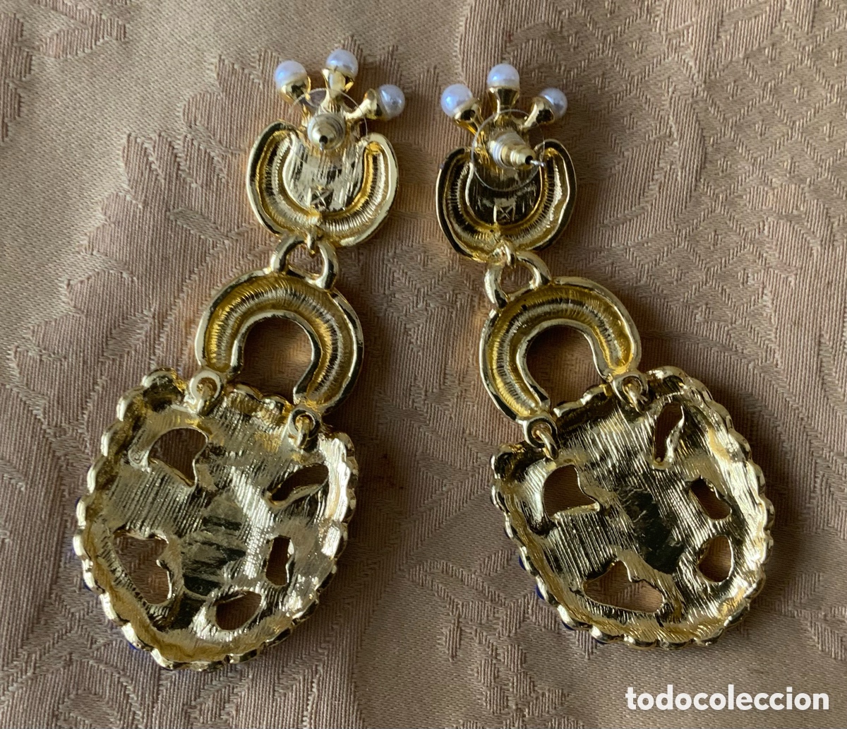 Vintage: PENDIENTES XL 9,5 CM LARGO - Foto 8