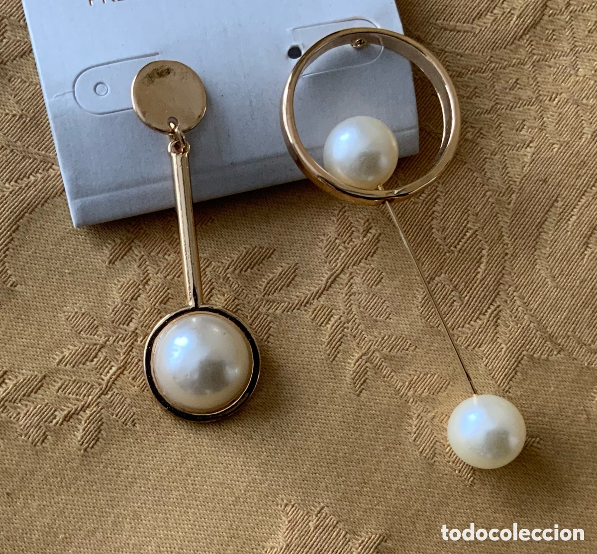 Vintage: PENDIENTES LARGOS F&Oacute;RMULA JOVEN - Foto 2