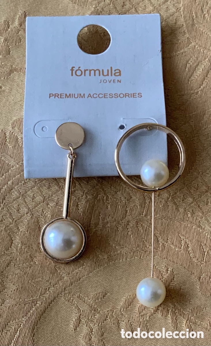 Vintage: PENDIENTES LARGOS F&Oacute;RMULA JOVEN - Foto 3