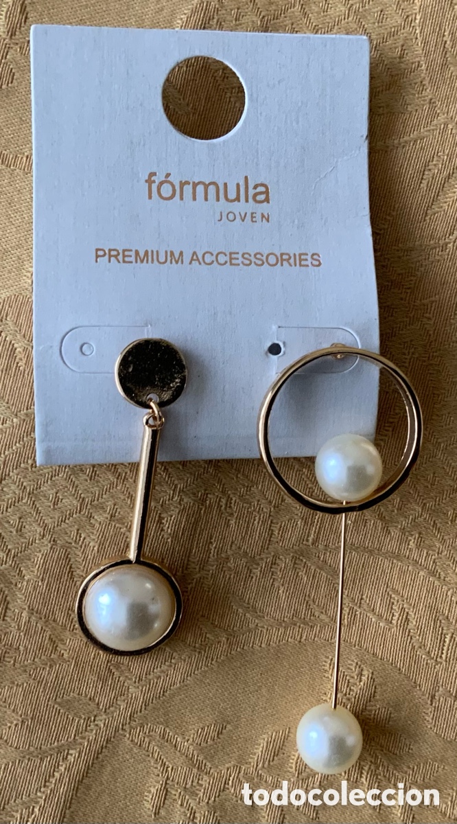Vintage: PENDIENTES LARGOS F&Oacute;RMULA JOVEN - Foto 4