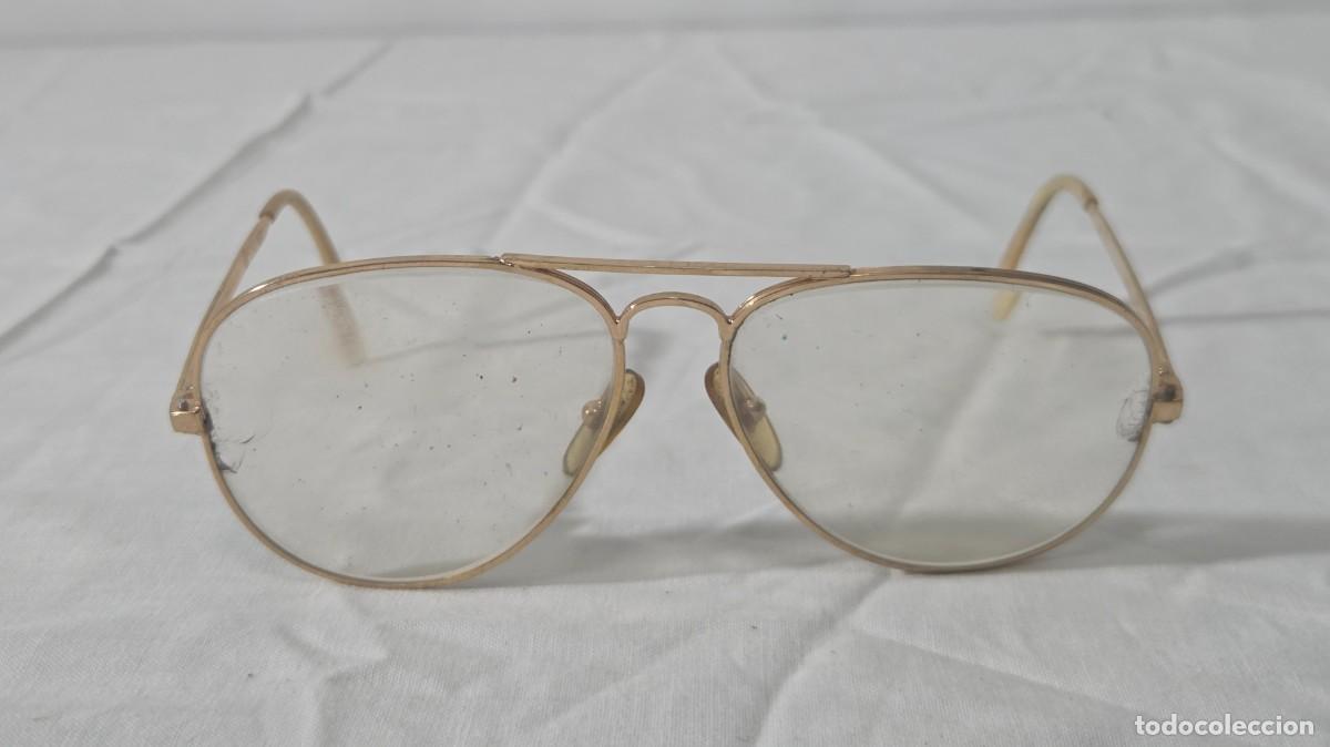 Vintage: Gafas Framo Apolo, ba&ntilde;o de oro de 22k, vidrios rotos
