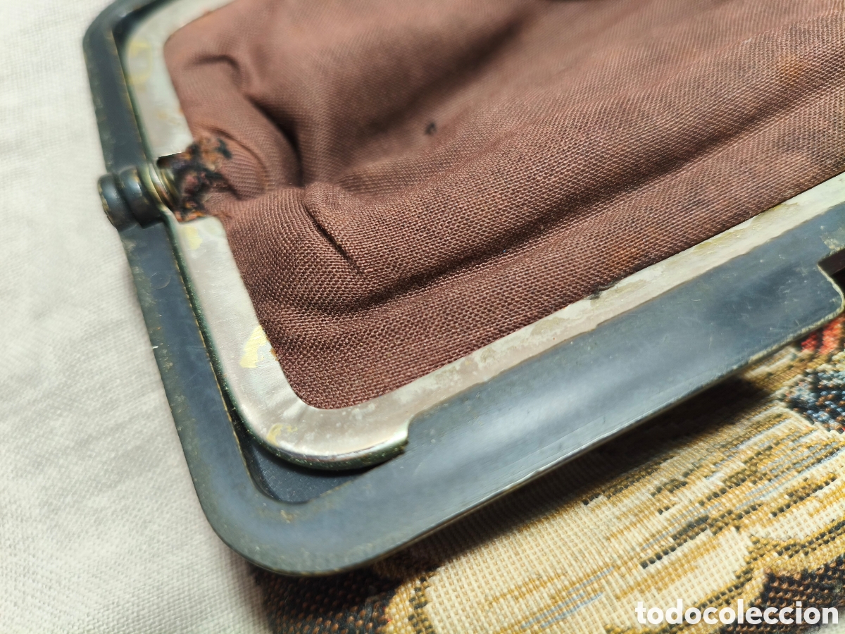 Vintage: Bolso de mano antiguo de tapiz - Foto 10