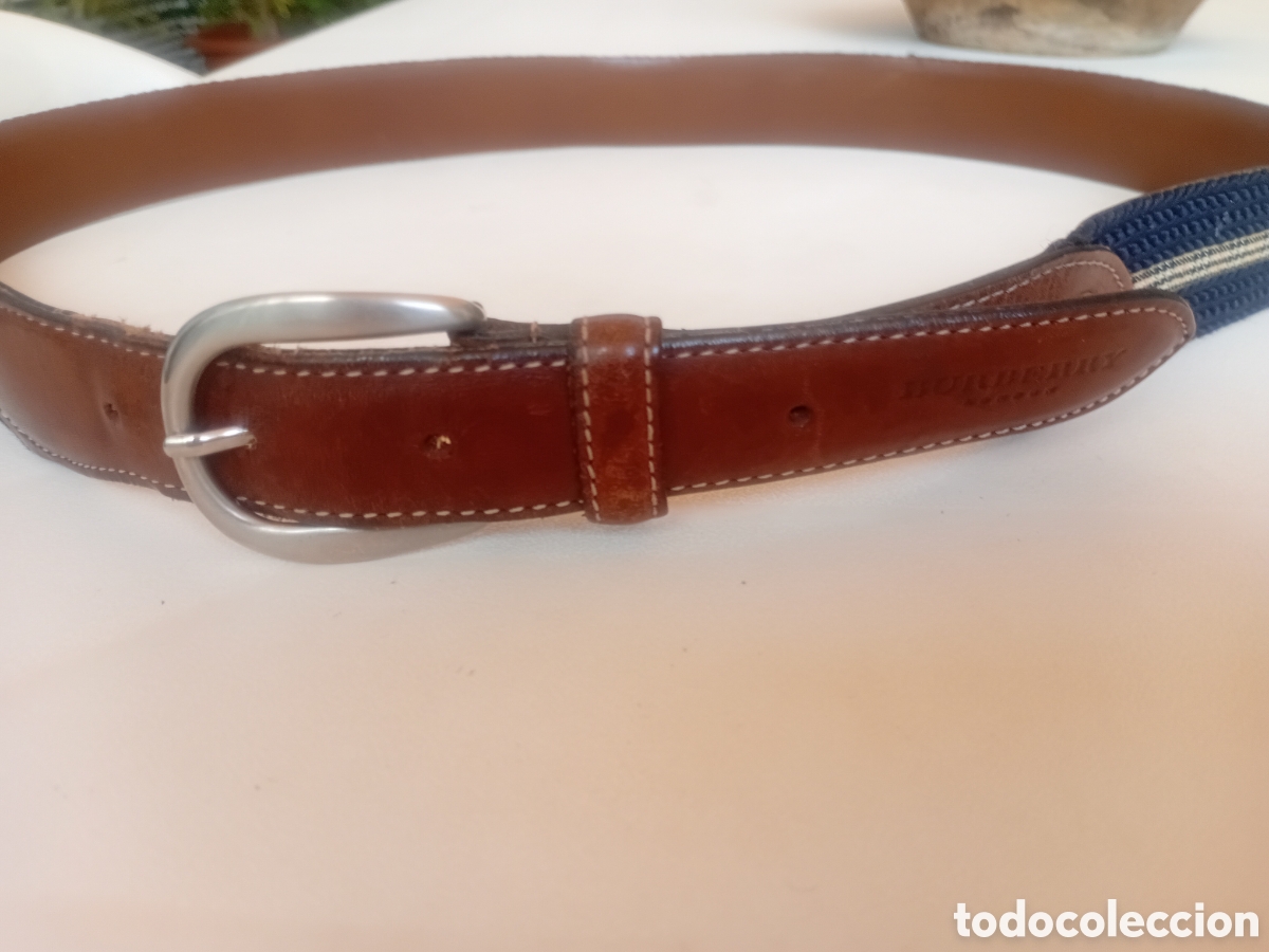 Vintage: Cintur&ograve;n marca Burberry
