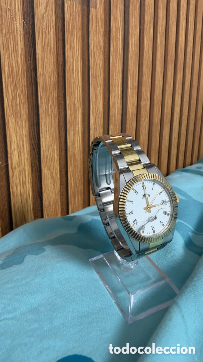 Vintage: reloj lotus cristal rajado - Foto 2