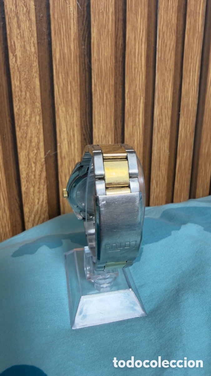 Vintage: reloj lotus cristal rajado - Foto 3