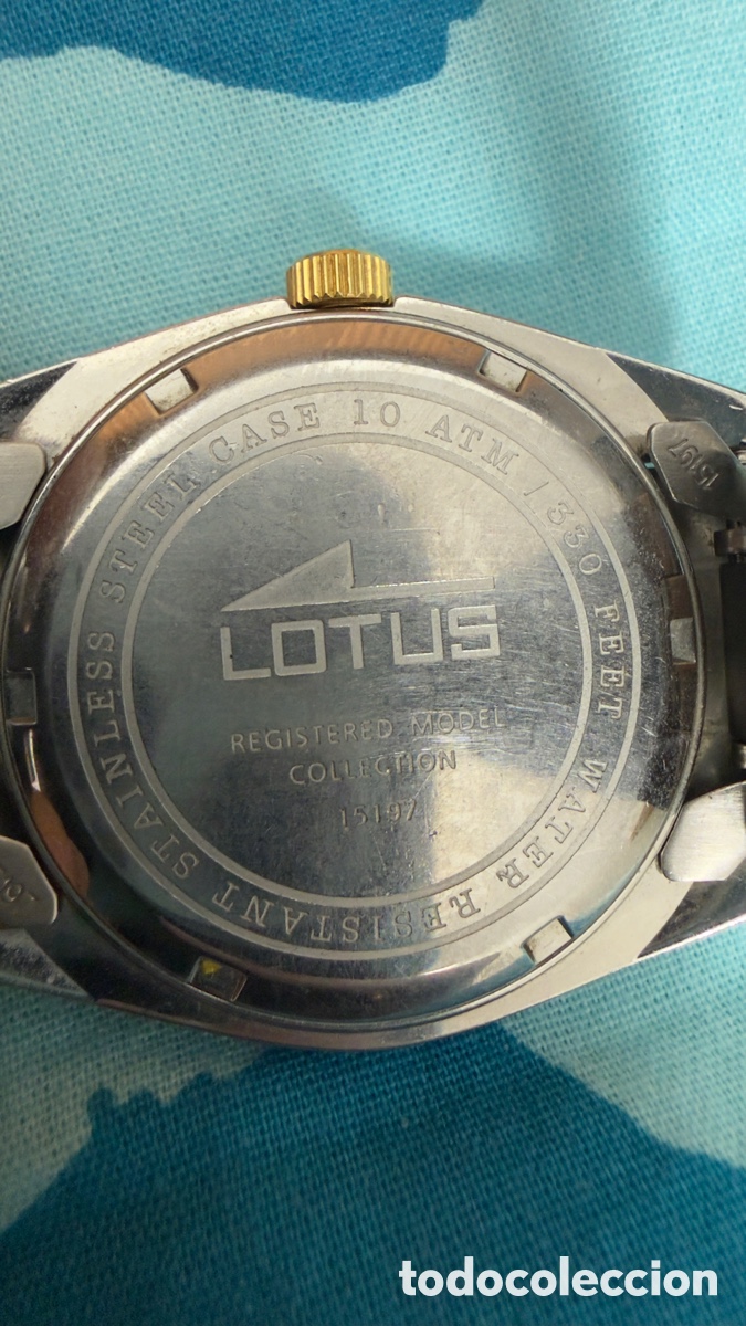 Vintage: reloj lotus cristal rajado - Foto 5