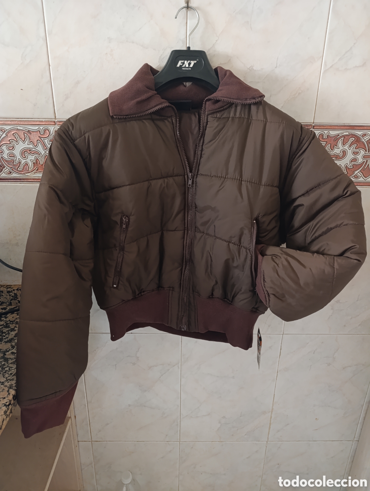 Vintage: CHAQUETA ACOLCHADA,MARCA NORTON.TALLA-,L.NUEVA.