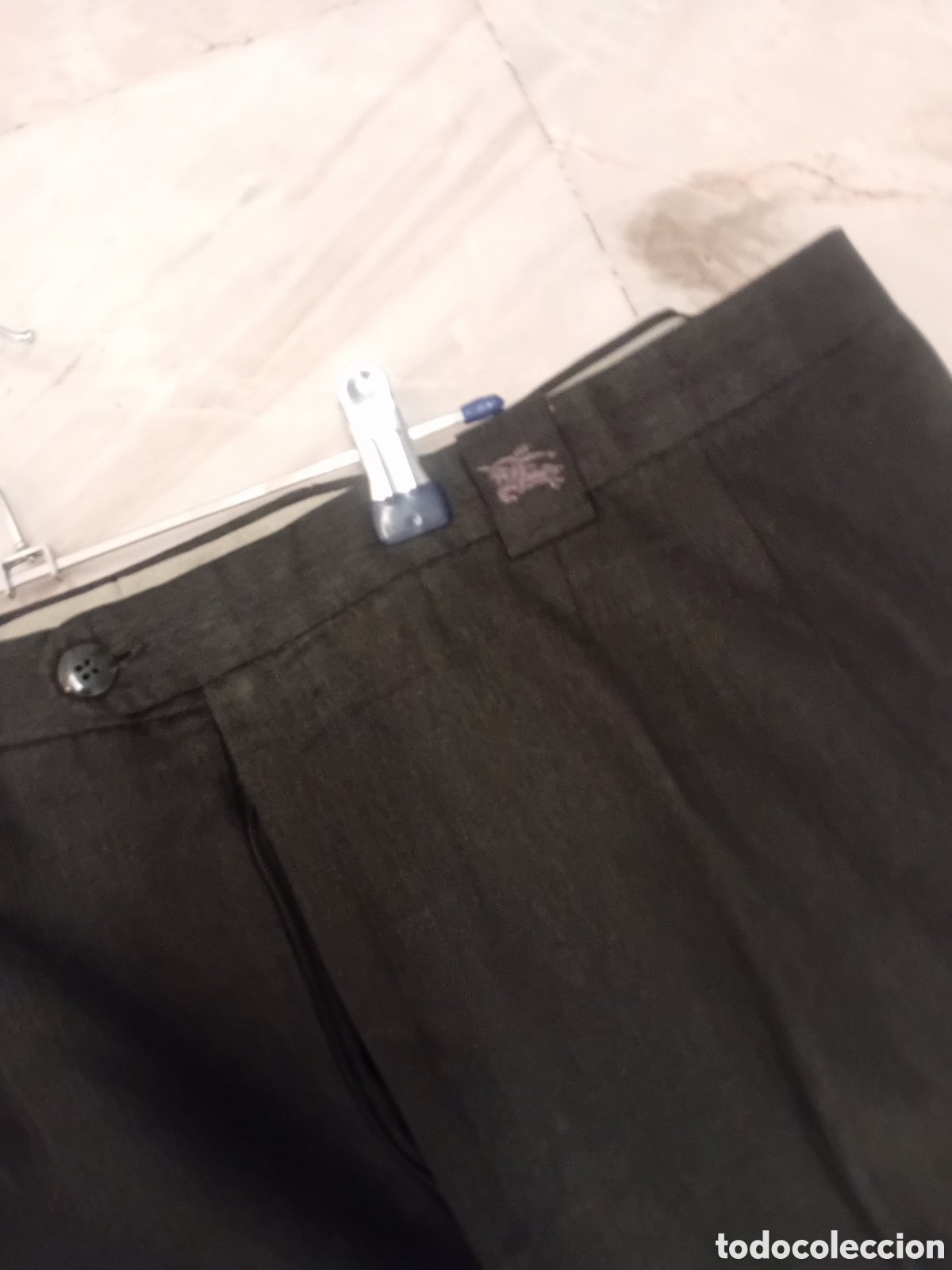 Vintage: Pantal&ograve;n cl&aacute;sico marca Burberry - Foto 3