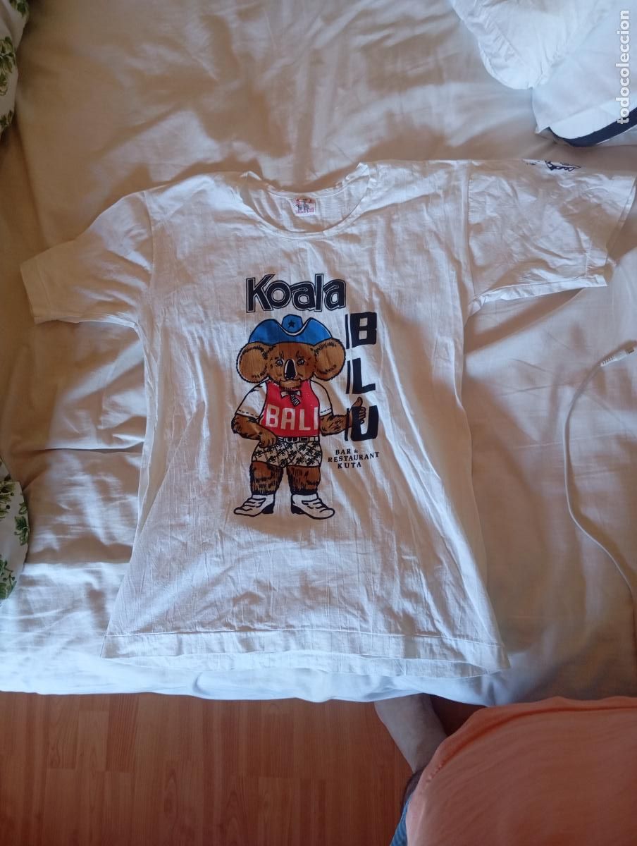 Vintage: CAMISETA VINTAGE A&Ntilde;O 1987 COMO NUEVA KUTA BALI PUBLICIDAD DISCO BAR