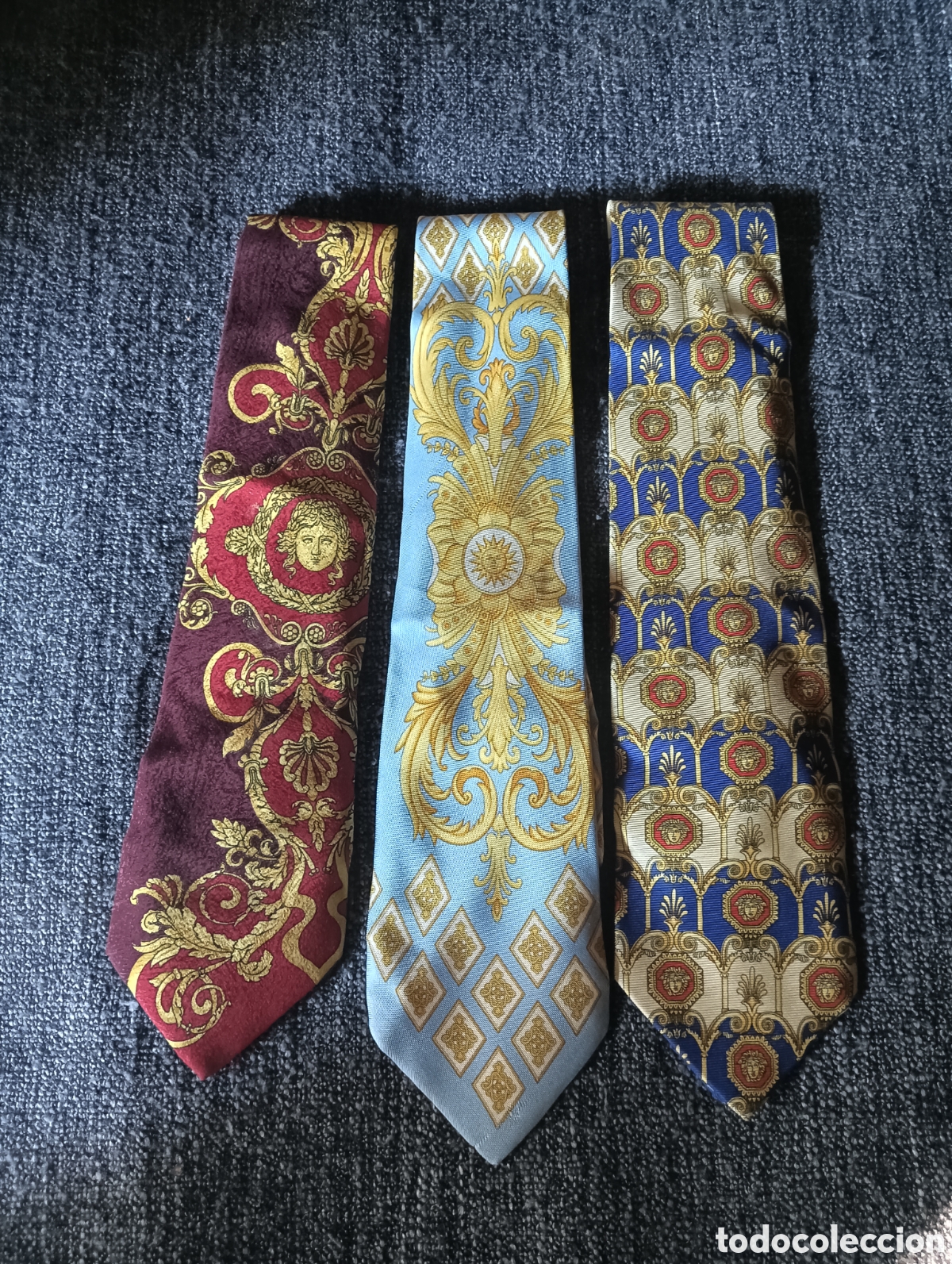 Vintage: Conjunto de 3 corbatas Gianni Versace