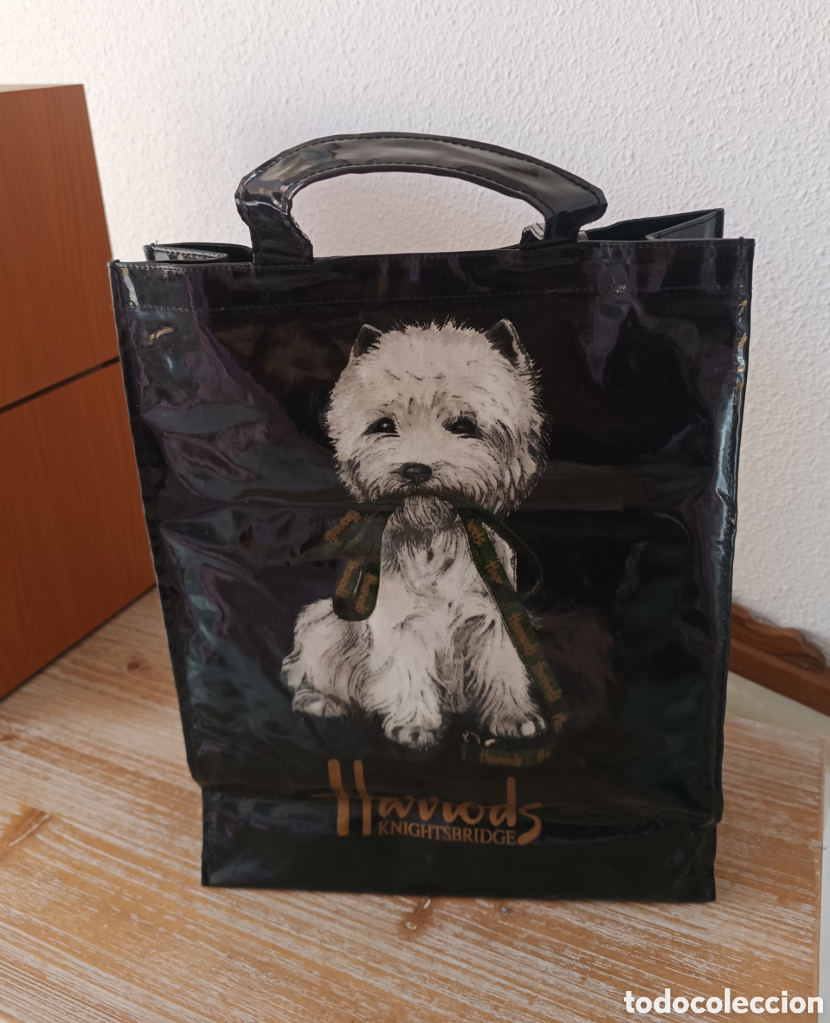 Vintage: BOLSA Charol Almacenes HARRODS Knightsbridge.
