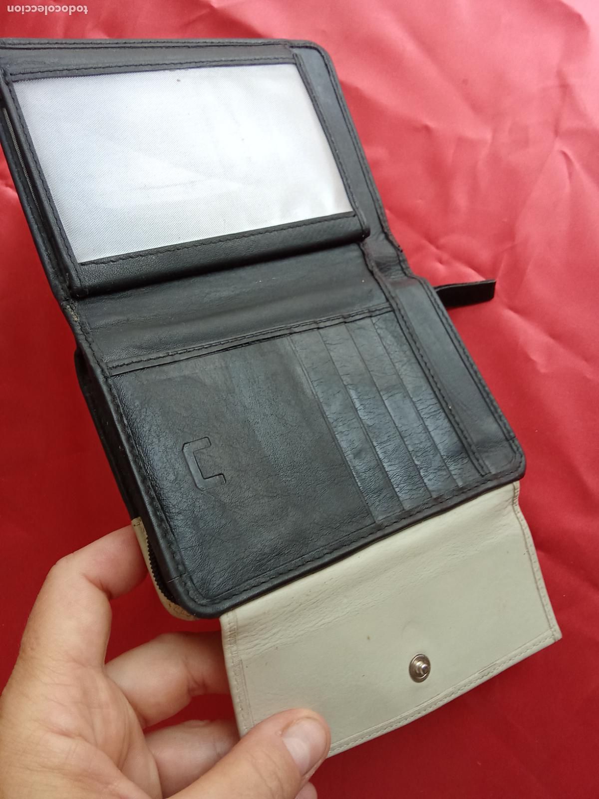 Vintage: Cartera de piel Adolfo Dominguez C. Bolsos - Foto 6