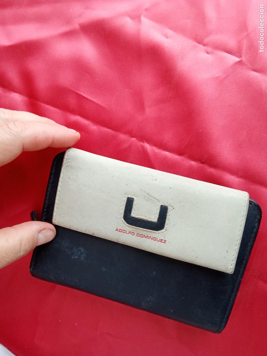 Vintage: Cartera de piel Adolfo Dominguez C. Bolsos - Foto 7