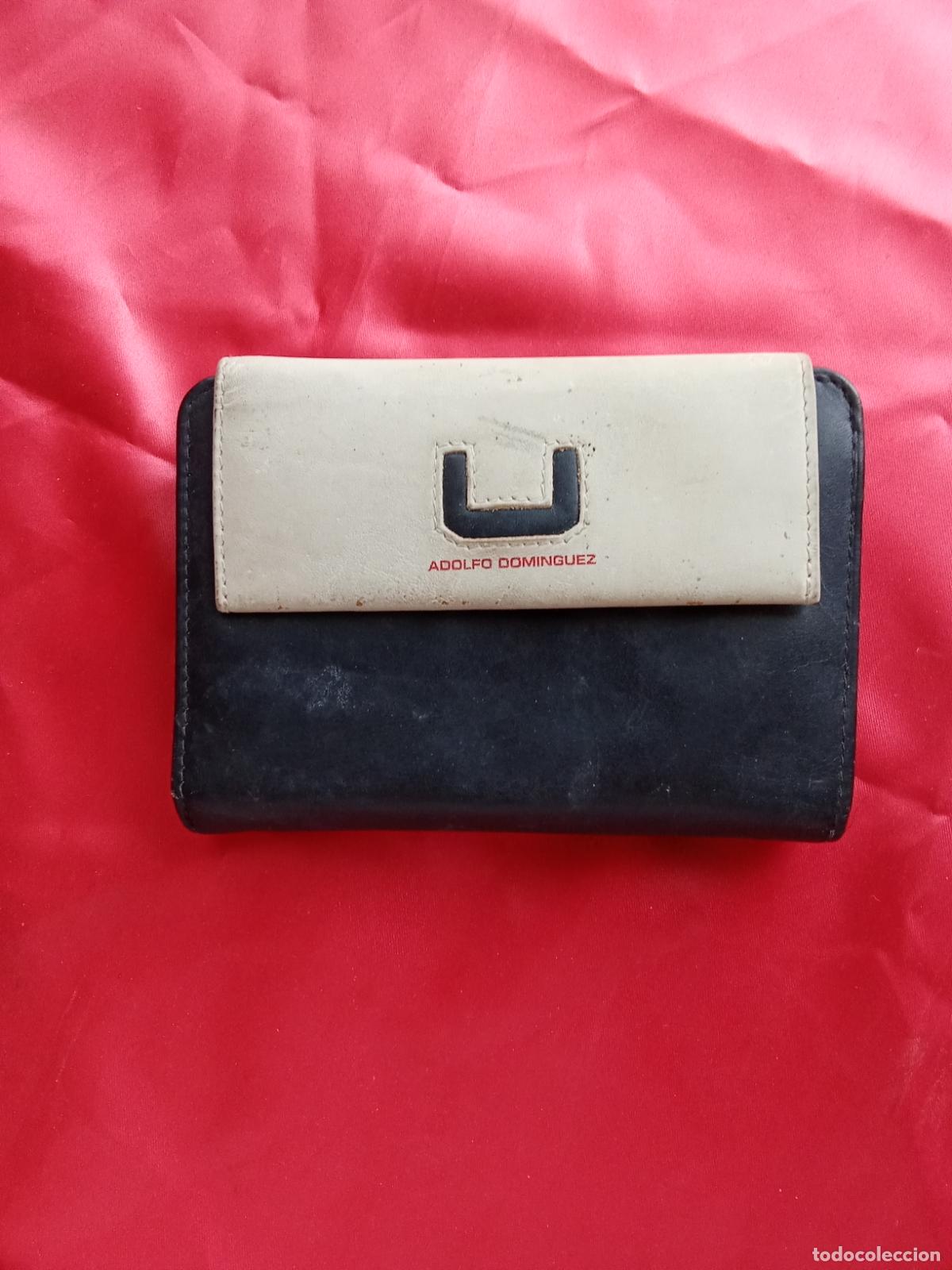 Vintage: Cartera de piel Adolfo Dominguez C. Bolsos - Foto 1