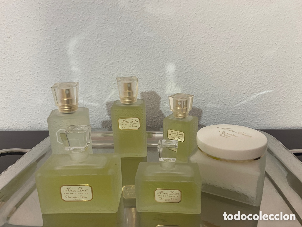 Vintage: Lote de factices de perfume Miss Dior Christian Dior