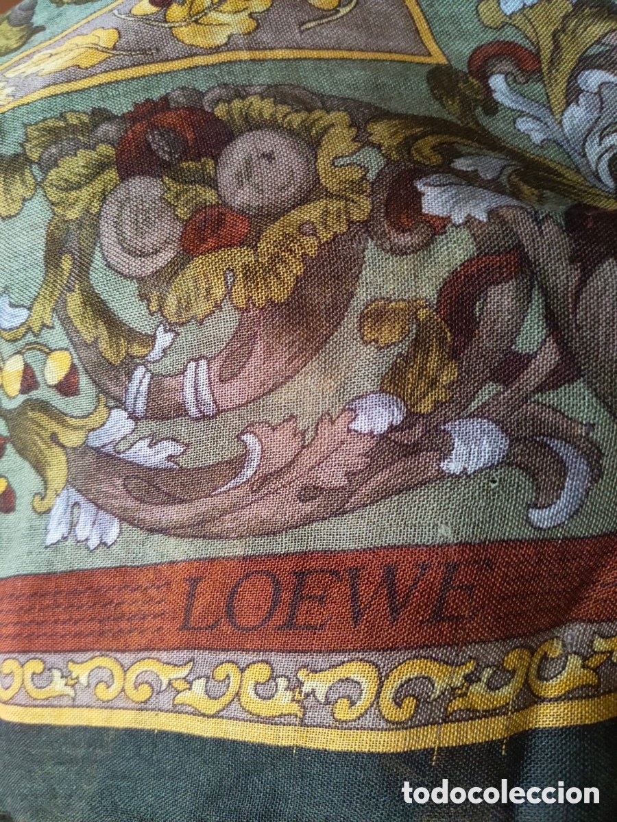 Vintage: Pa&ntilde;uelo de seda de Loewe - Foto 3