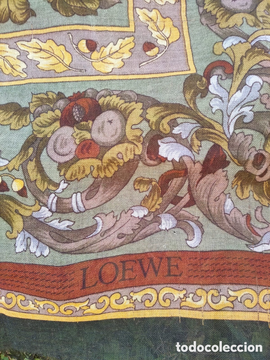 Vintage: Pa&ntilde;uelo de seda de Loewe - Foto 9
