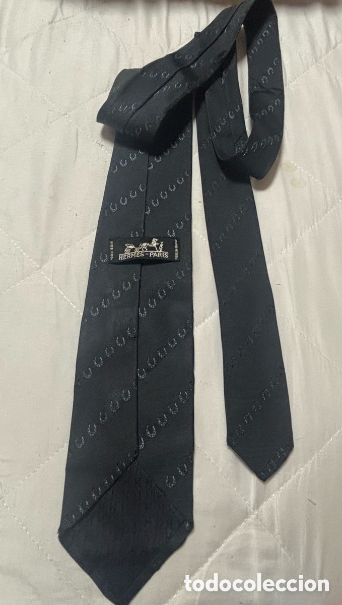 Vintage: Corbata de seda Hermes - Foto 3