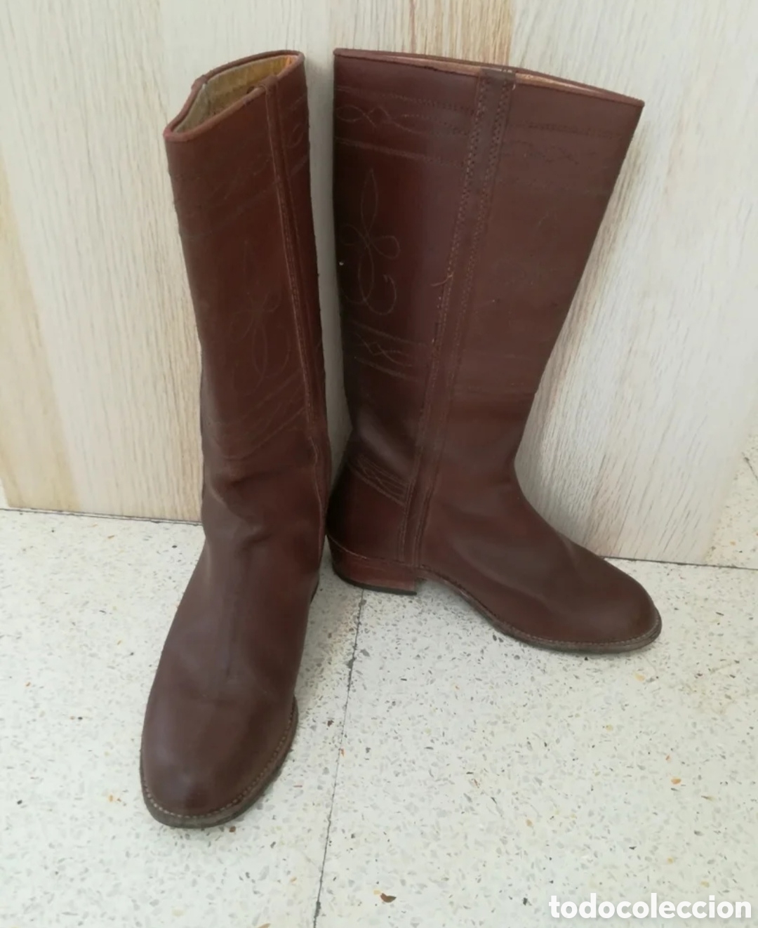 Vintage: Botos Valverde del Camino / botas rocieras - Foto 2