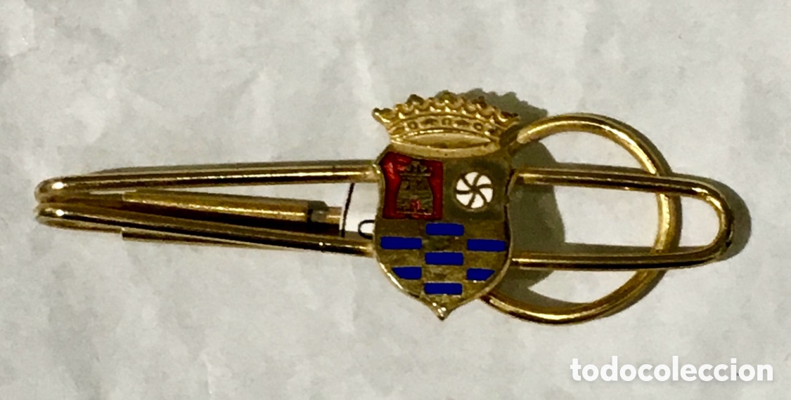 Vintage: Alfiler de corbata. Escudo De Molina. Murcia. A&ntilde;os 80.