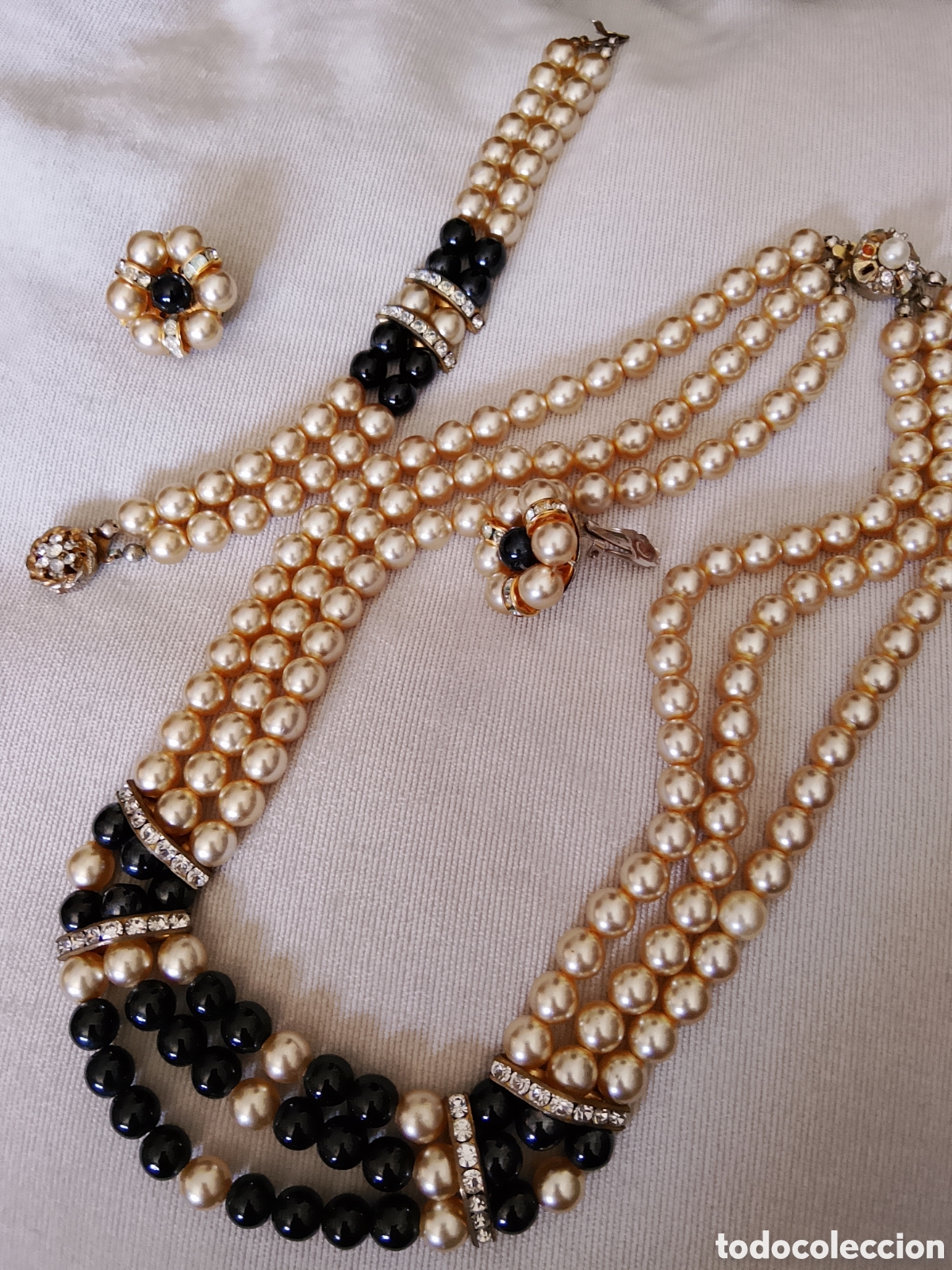 Vintage: Conjunto vintage de collar