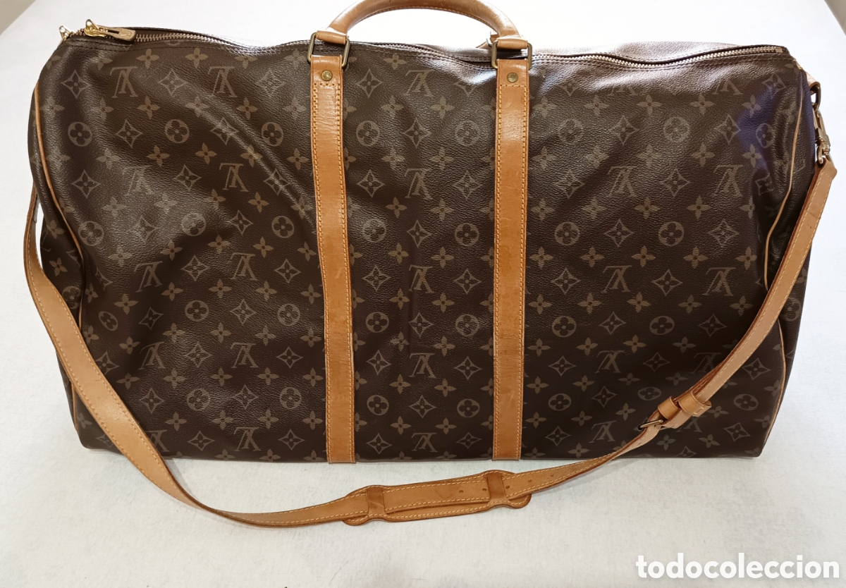 Vintage: Louis Vuitton bolso grande de viaje keepal bandouli&egrave;re 60 de dise&ntilde;o monograma