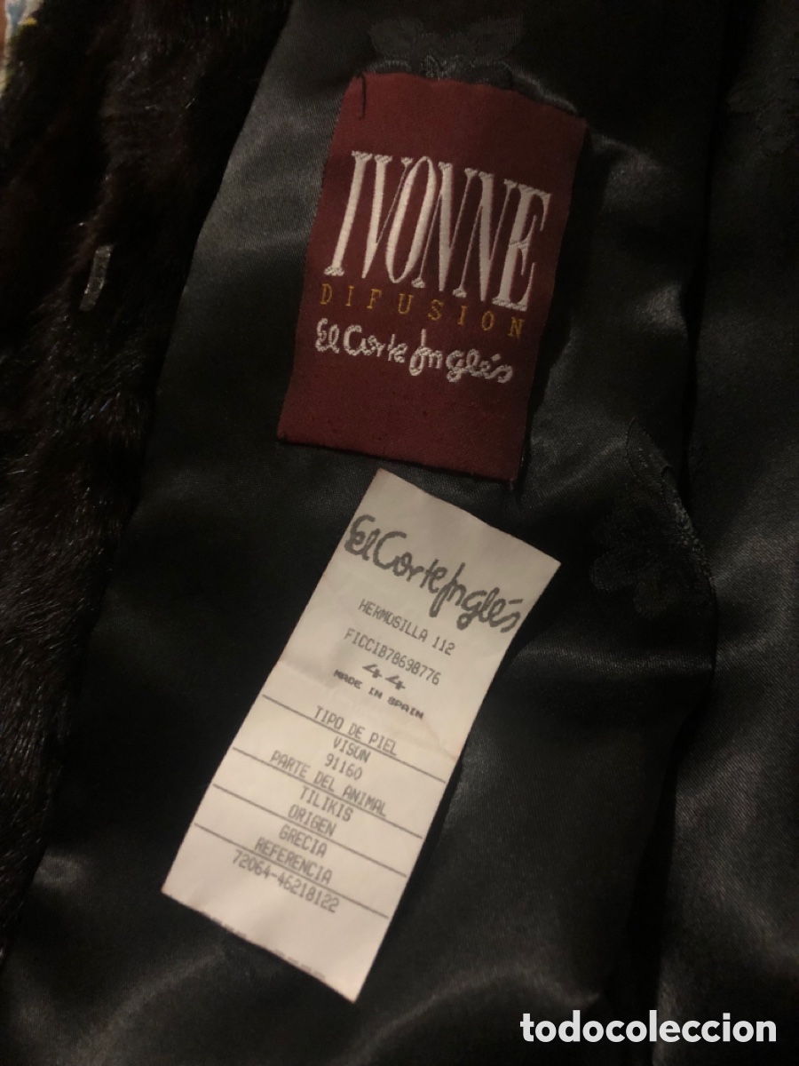 Vintage: Abrigo piel vis&oacute;n autentico((negociable))