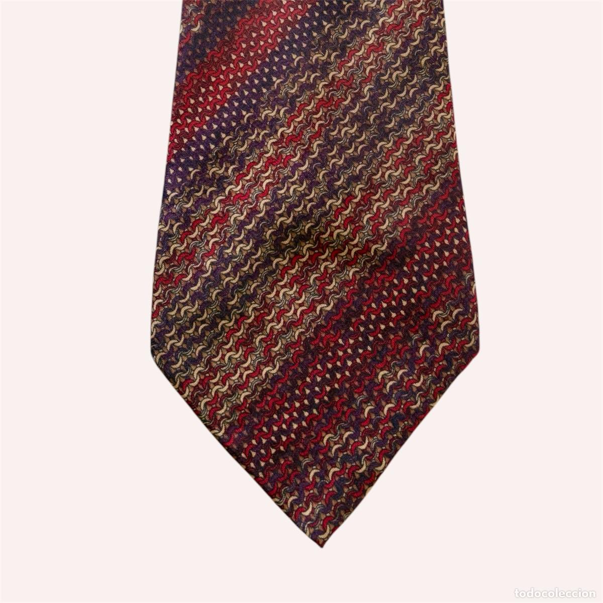 Vintage: Corbata vintage MISSONI a&ntilde;os 90 &ndash; Seda &ndash; Extra ancha &ndash; Made in Italy