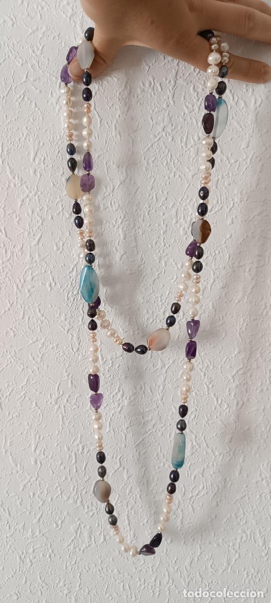Vintage: Vintage Long Pearl Beaded Necklace - Foto 2