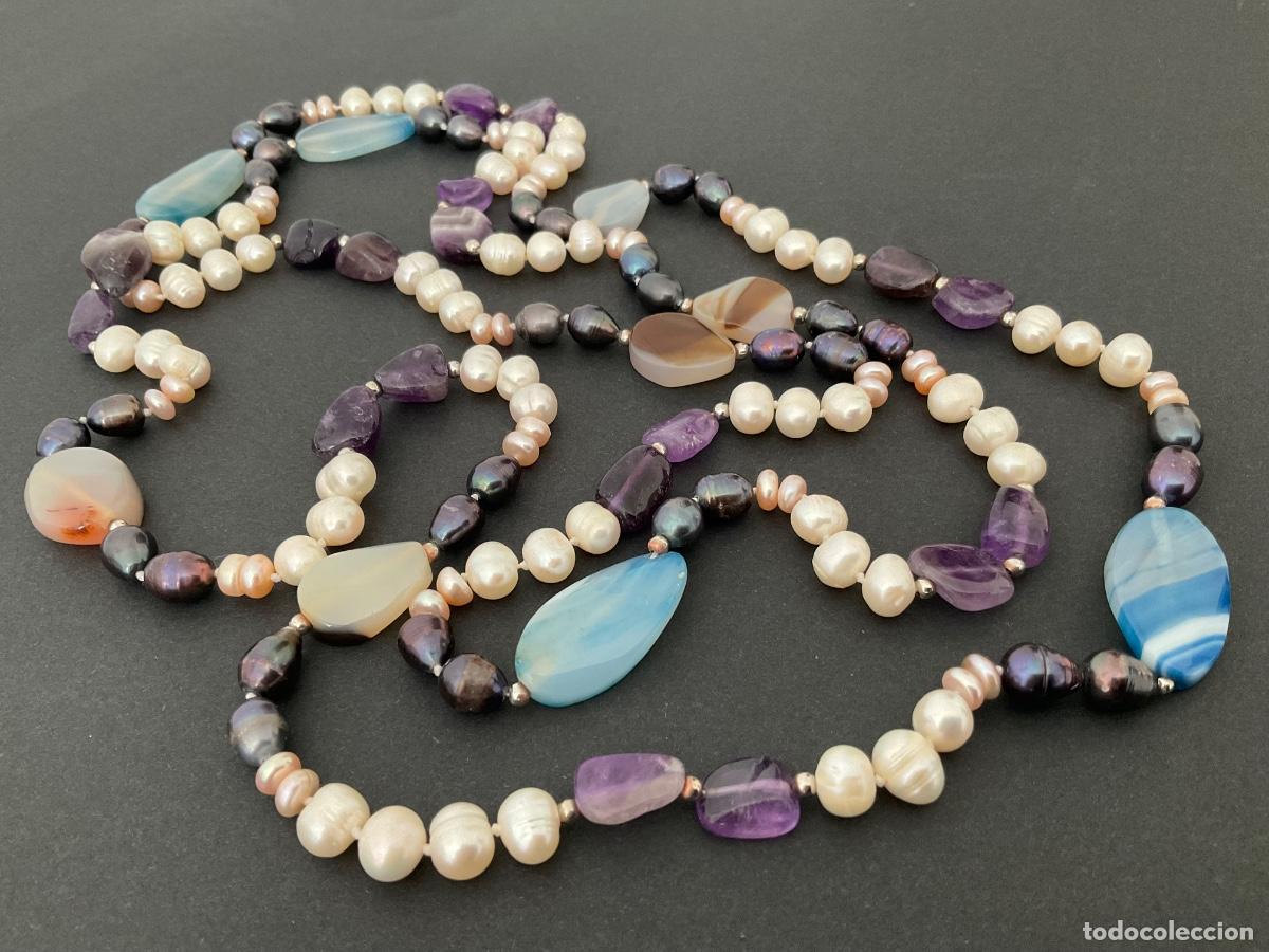 Vintage: Vintage Long Pearl Beaded Necklace