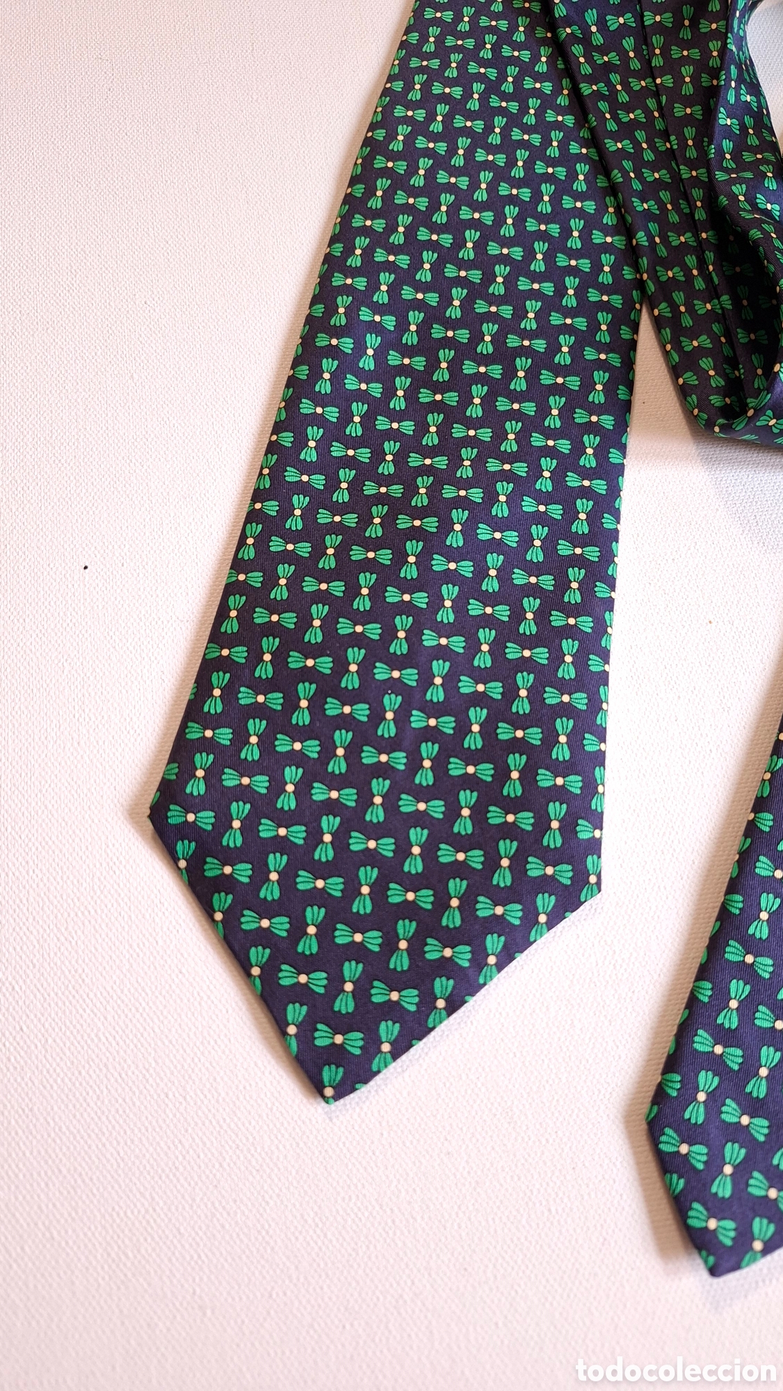 Vintage: Corbata Seda Natural Nueva - Foto 2