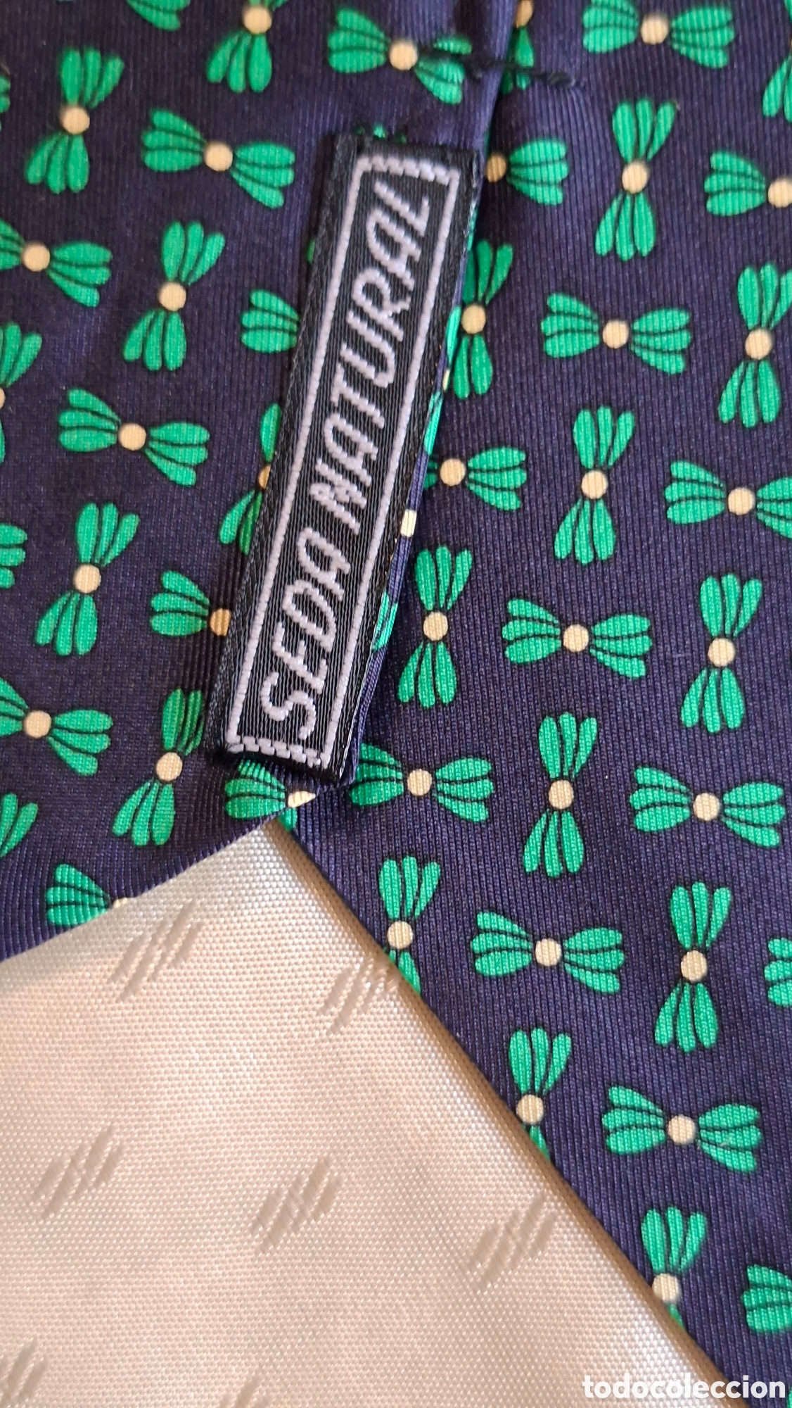 Vintage: Corbata Seda Natural Nueva - Foto 11