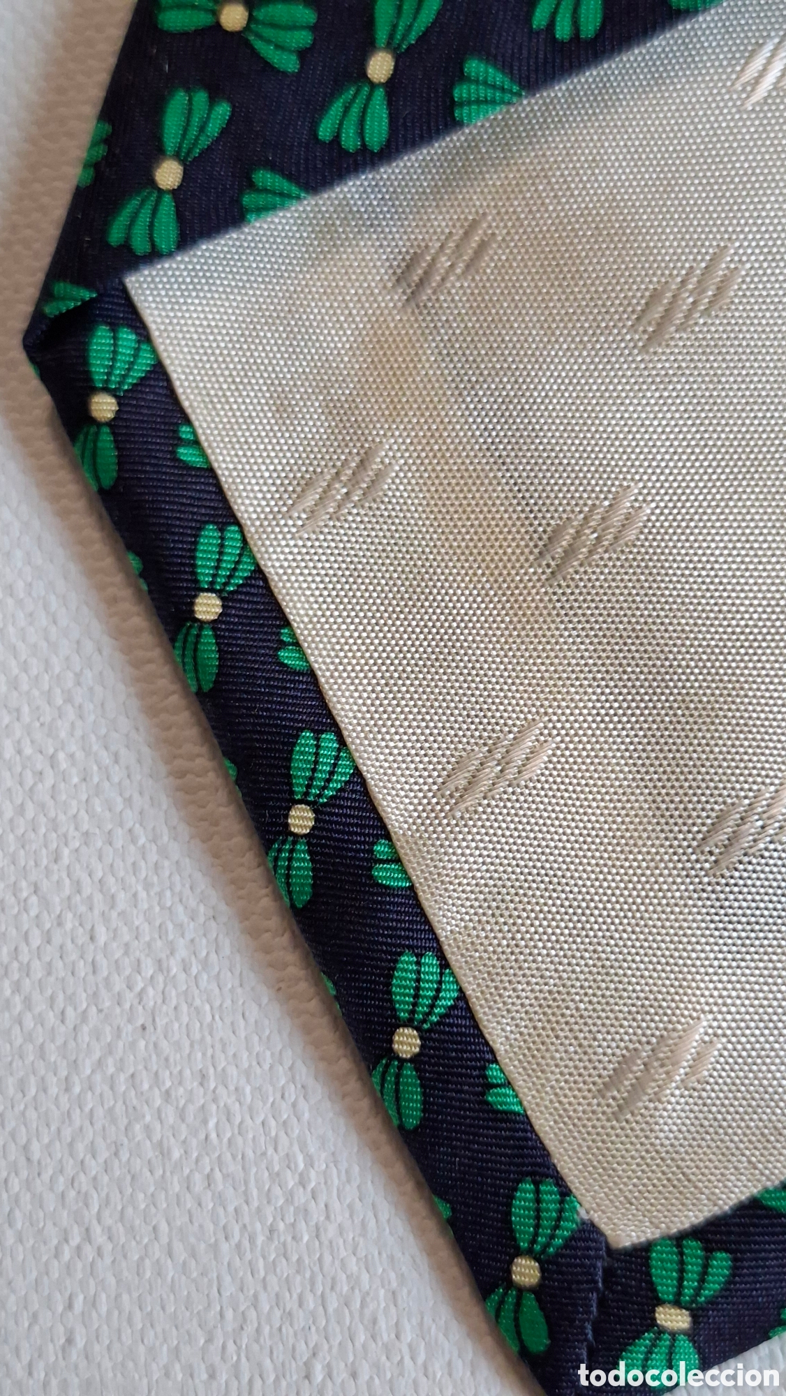 Vintage: Corbata Seda Natural Nueva - Foto 12