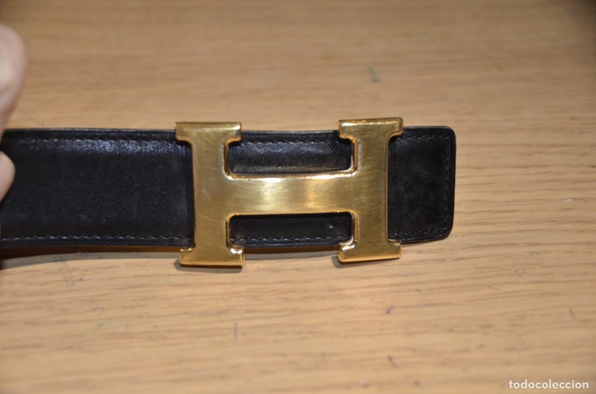 Vintage: Cinturon masculino Hermes a&ntilde;os 90 110 cm