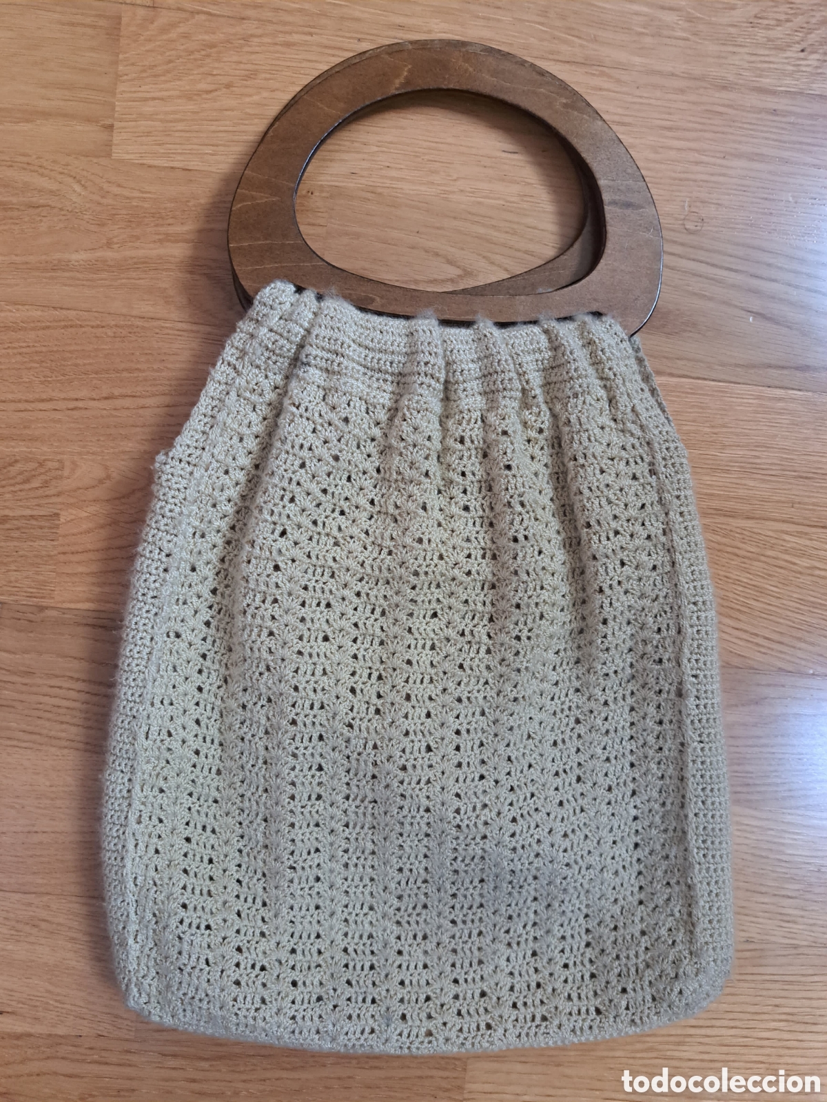 Vintage: Bolso de ganchillo vintage - Foto 2