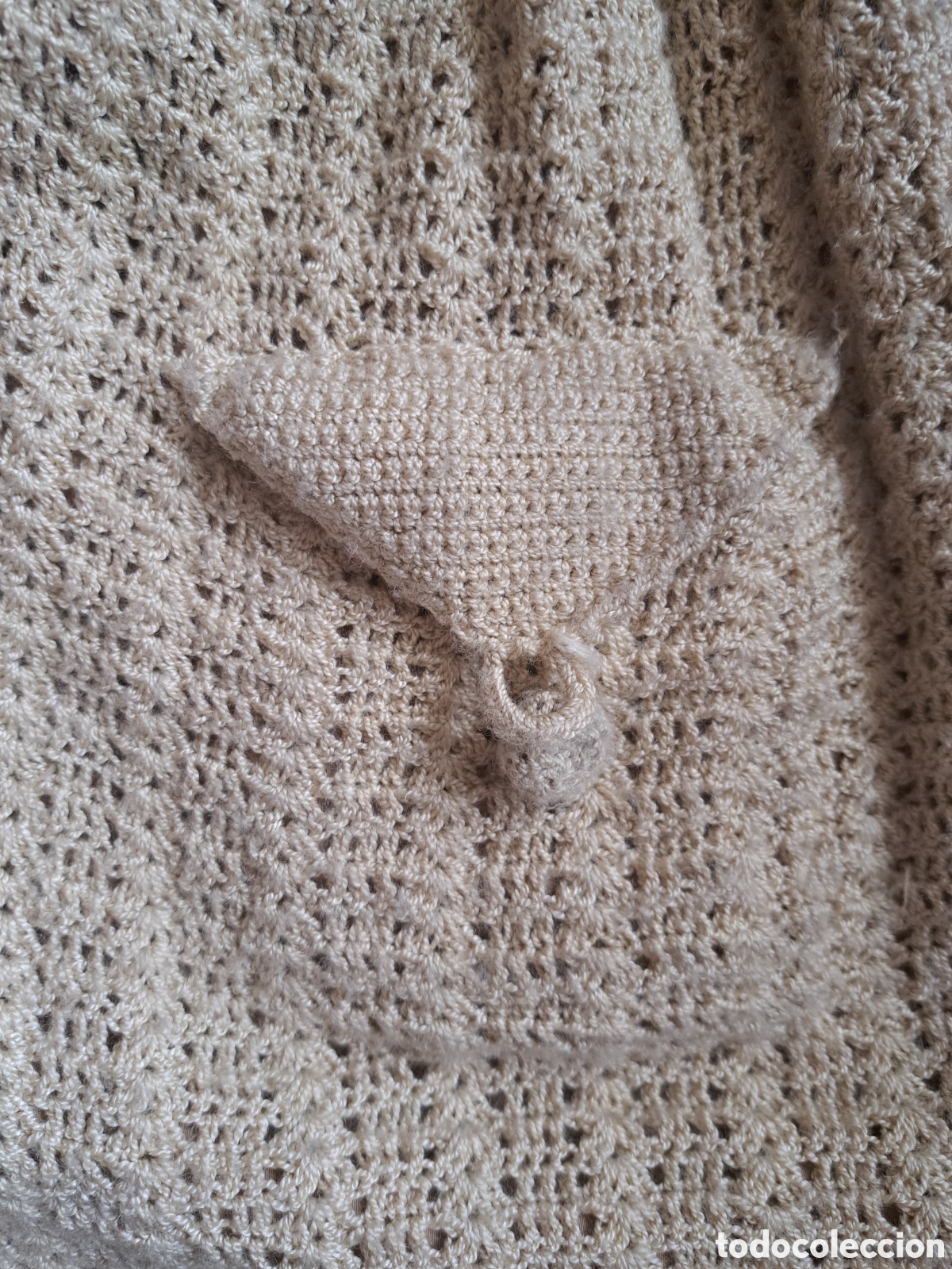 Vintage: Bolso de ganchillo vintage - Foto 3