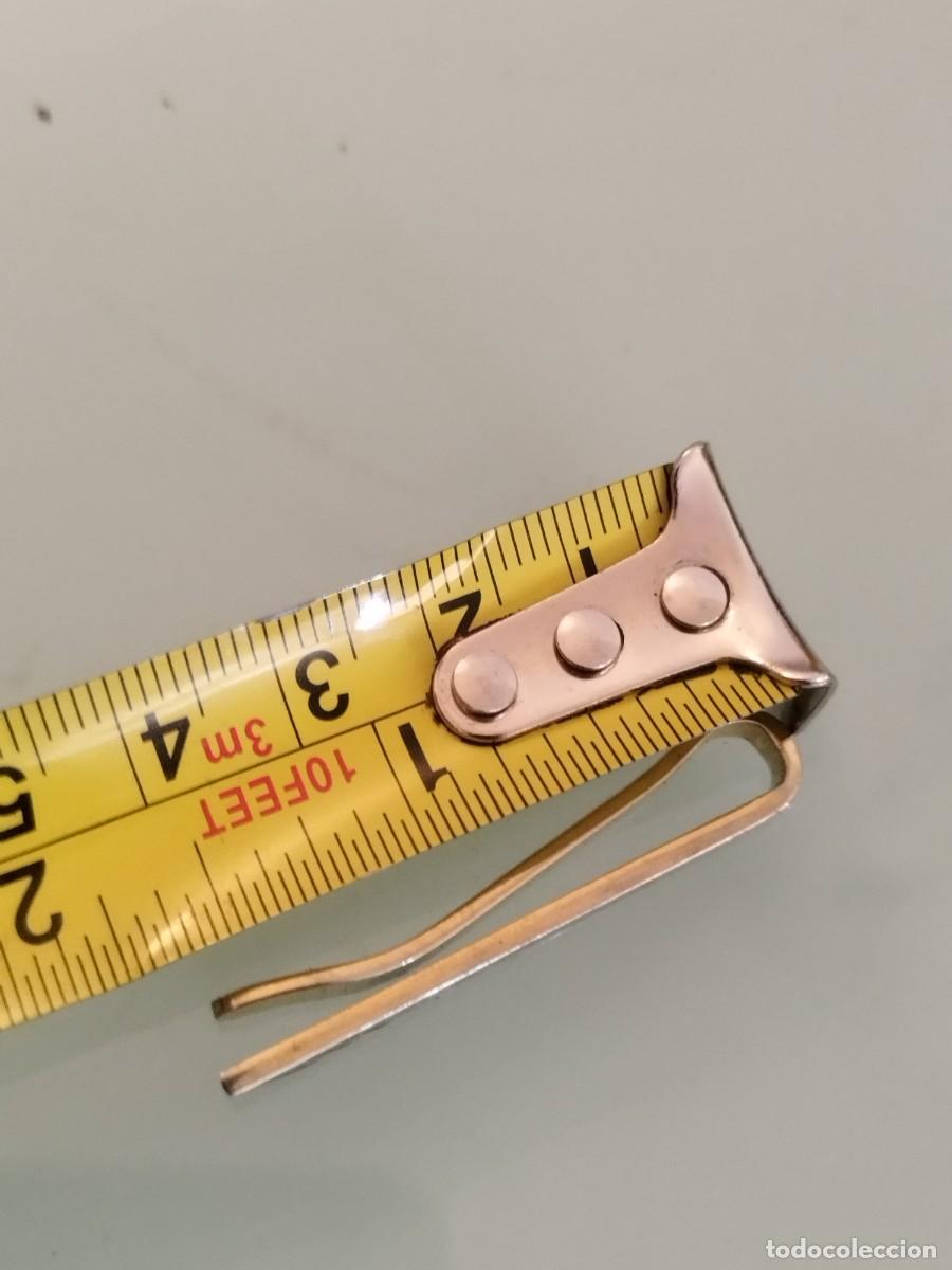 Vintage: Antiguo pasador de corbata de metal dorado. - Foto 4