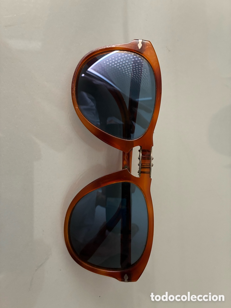 Vintage: Gafas Sol Persol PO0714 Steve McQueen Plegables Havana Originales Vintage