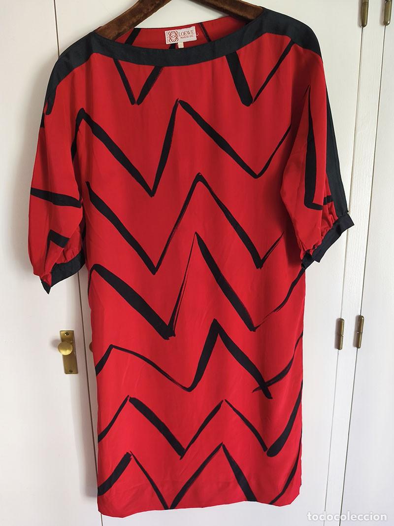 Vintage: Vestido LOEWE vintage a&ntilde;os 80 en seda natural