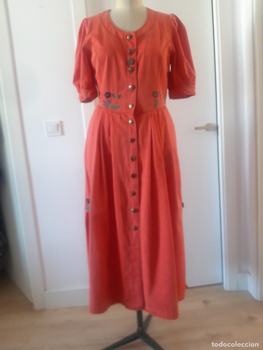 Vintage: Vestido austriaco, en algodon. Talla42.