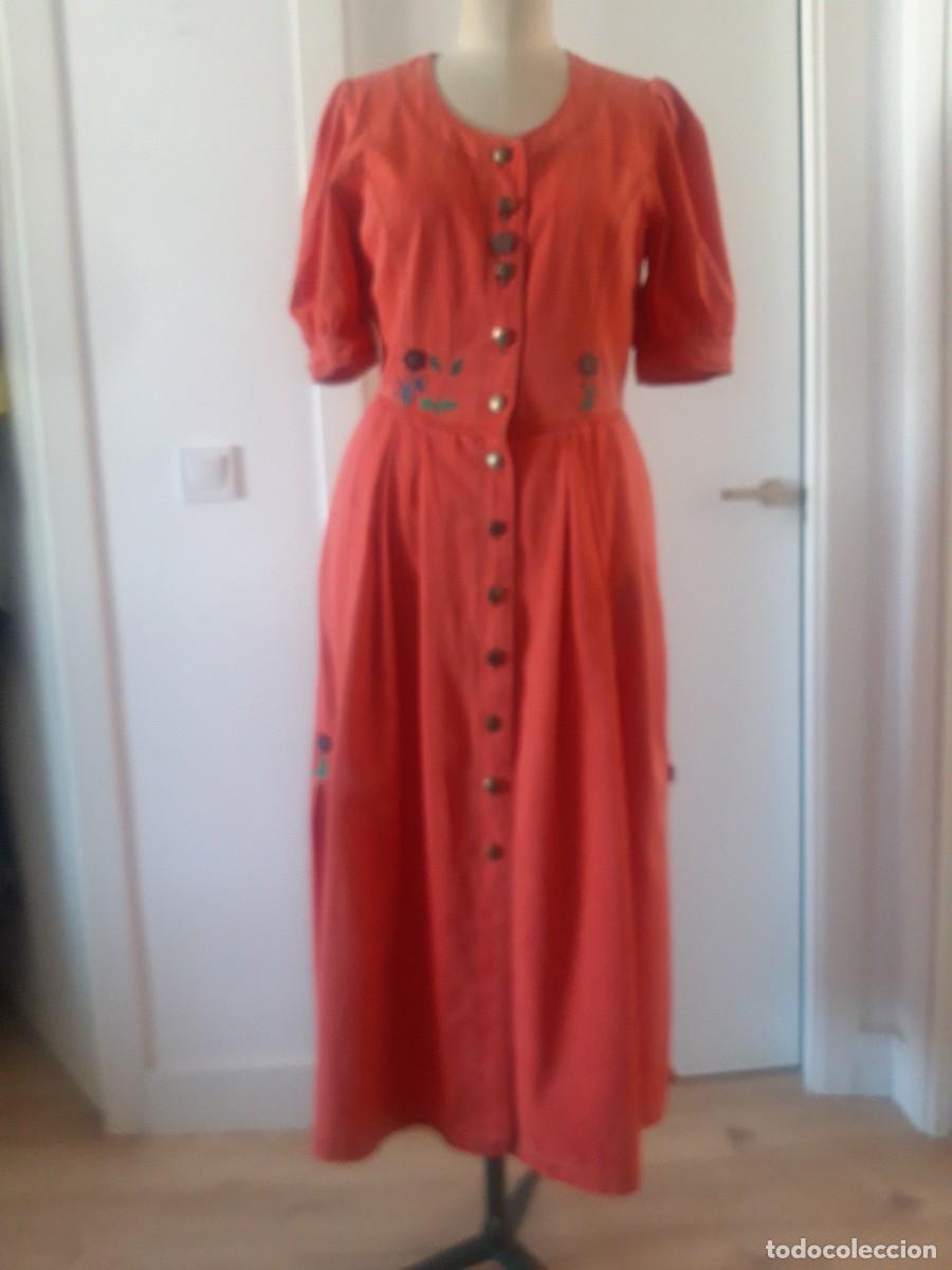 Vintage: Vestido austriaco, en algodon. Talla42. - Foto 2