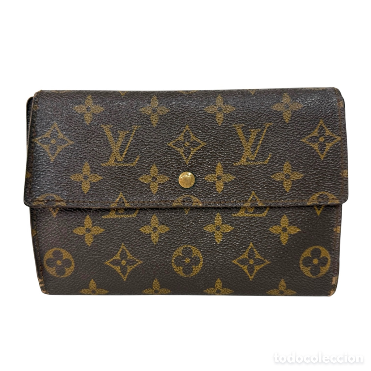 Vintage: LOUIS VUITTON. Cartera Louis Vuitton de piel vintage